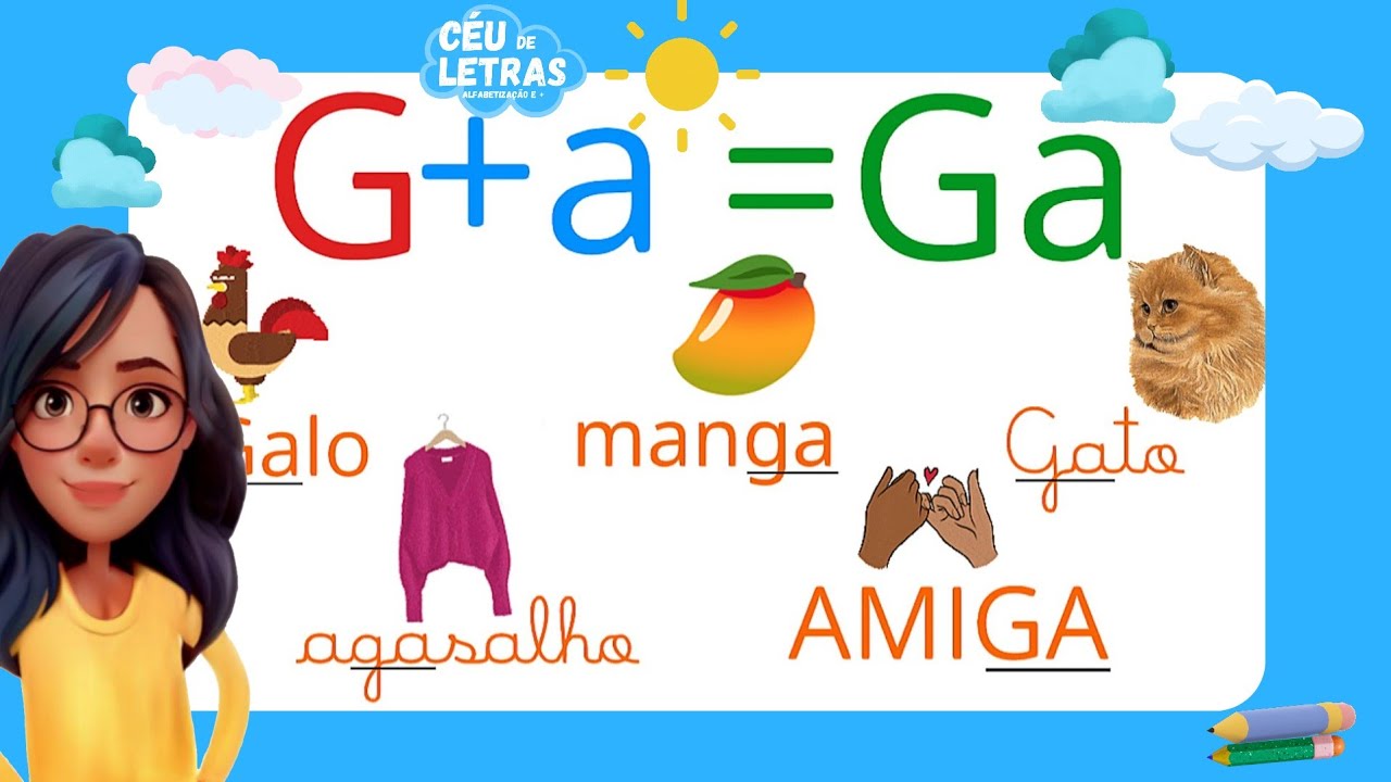APRENDENDO A LER | LETRA G| MÉTODO FÔNICO