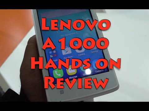 Lenovo A1000 India Hands on Review, Camera and Features Overview