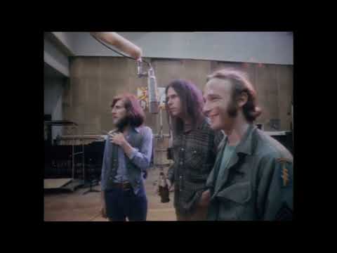Neil Young, Stephen Stills, and Graham Nash in the Studio - Harvest Time (1971)