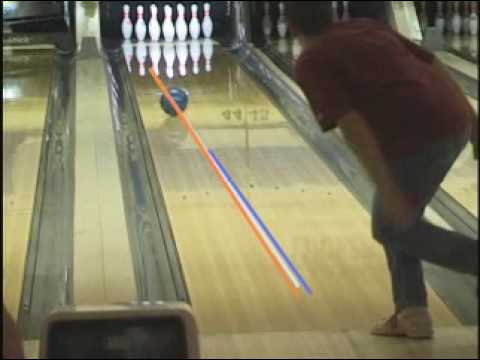 Left Hand Bowling Release and ball roll