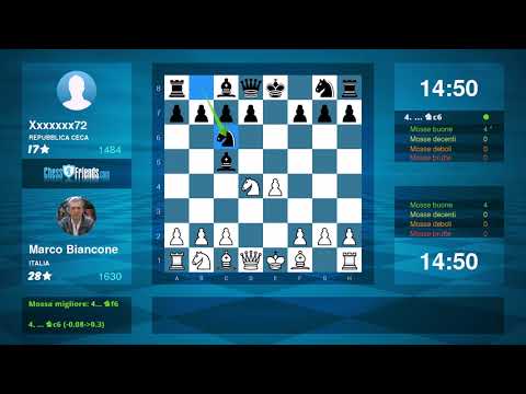 Chess Game Analysis: Marco Biancone - Xxxxxxx72 : 1-0 (By ChessFriends.com)