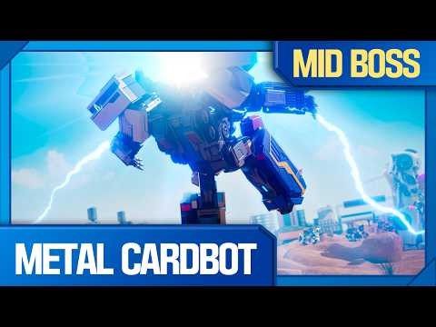 Metal Cardbot | 🦾 Blue Cop vs Black Hook 🪝 The Great Showdown