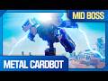 Metal Cardbot Blue Cop Vs Black Hook The Great Showdown