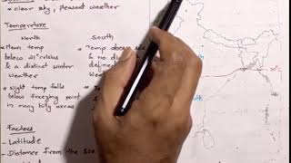 Cold season or winter season in India For class 10th ICSE