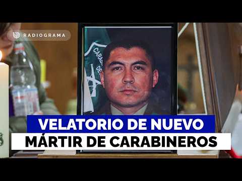 Continúa velatorio de nuevo mártir de Carabineros tras asesinato en procedimiento por VIF