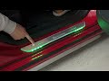 RGB LED podsvietené prahové lišty (4ks) - Video Youtube