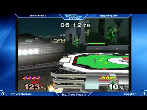 Winter Brawl 7 SSBM - CT Vex Kasrani vs CopyCat - Exhibition Grand Finals Set 2