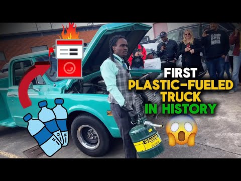 WORLD'S FIRST | Truck to Run off of PLASTOLINE! | GASOLINE Made from PLASTIC WASTE | HOUSTON TEXAS