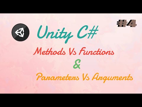 C Function Vs Method Unity Parameters Vs Arguments Unity Method Unity3d
