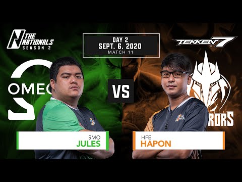 Cracking the code of Leroy | SMO.Jules vs HFE.Hapon | The Nationals Season 2 Tekken 7 Day 2 Pt. 11