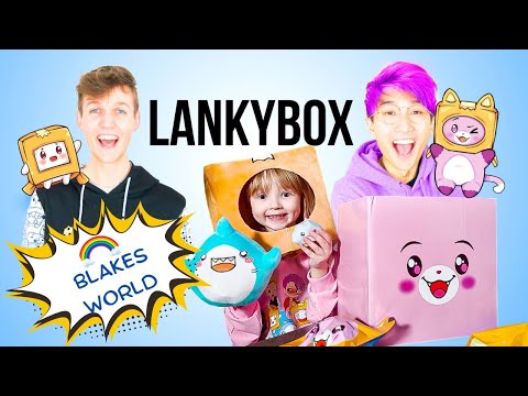 LANKYBOX Giant Mystery Foxy Box Plush Toy Set UNBOXING -Mystery Ghostly Glow-In-The-Dark Set OPENING