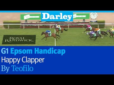 Happy Clapper by Teofilo wins the G1 Epsom Handicap at Randwick