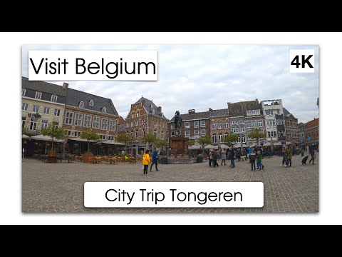 Visit of the oldest city  in Belgium - Tongeren (4K)