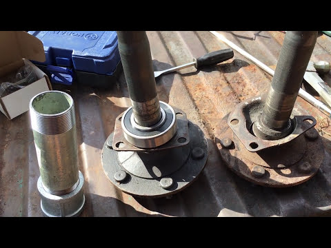 Installing Axle Bearings with a Homemade Slide Hammer DANA 44