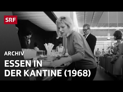 Mittagessen im Personalrestaurant (1968) | Firmen-Kantine | SRF Archiv