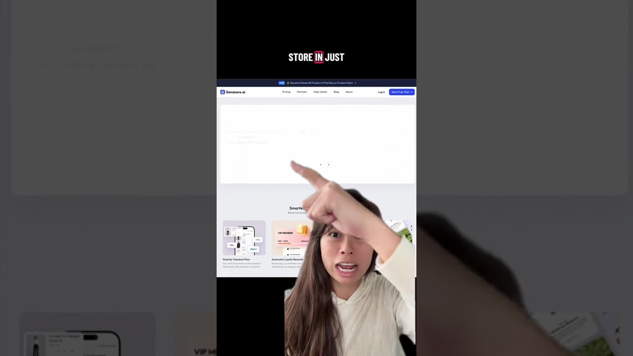 NEW Ai-powered e-commerce store builder called Genstore.ai that recently went viral on ProductHunt.