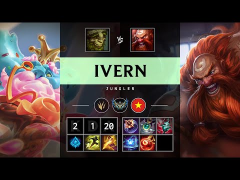Ivern Jungle vs Gragas - VN Challenger Patch 25.06