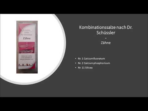 Schüsslersalzmischung -  Zähne