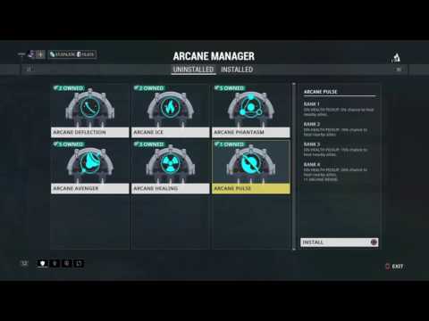 Warframe arcane grace gone.