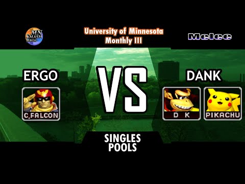 UoM-M3: Melee Pools - Ergo (Captain Falcon) vs. Dank (DK, Pikachu)