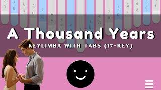 Download lagu A Thousand Years l Oh Kalimba tutorial l Easy Keylimba mp3
