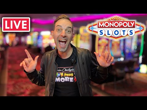 LIVE MONOPOLY Slots at the Casino! Play with Me! - YouTube