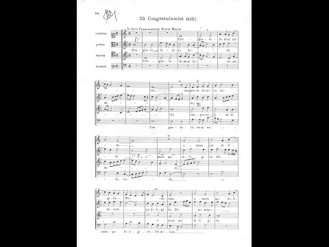 G. P. da Palestrina - Congratulamini mihi