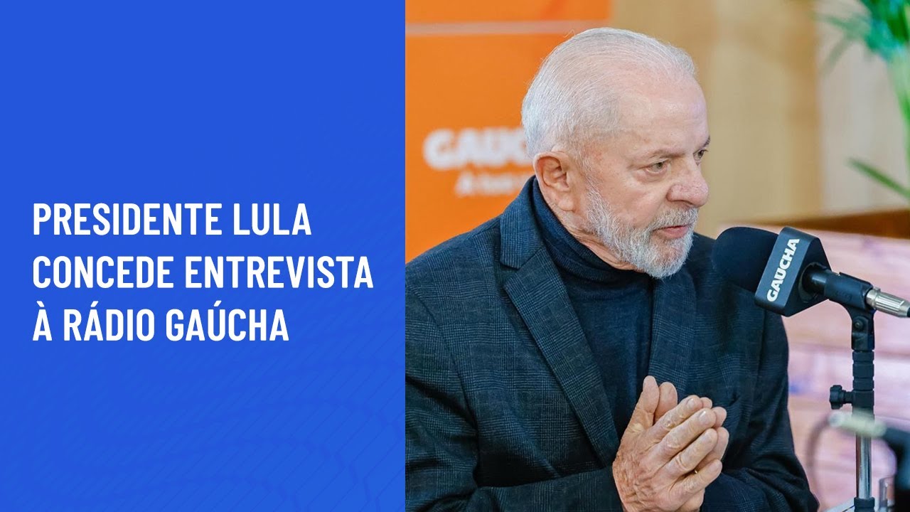 Presidente Lula concede entrevista à Rádio Gaúcha