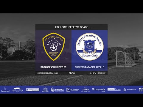 2021 GCPL Reserves Rd 18 - Broadbeach vs Surfers Paradise (2-3)