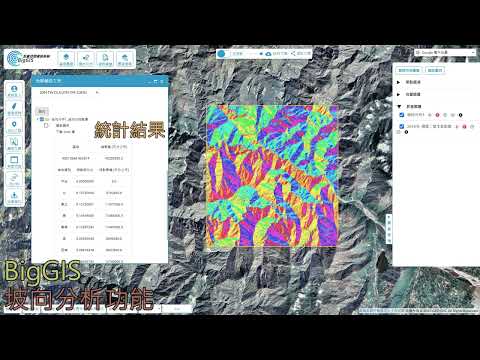 影片預覽畫面 - 坡向分析