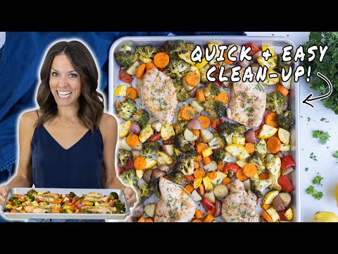 Easy One-Pan Chicken & Veggies Dinner Recipe
