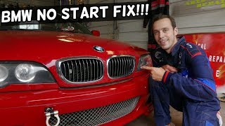 BMW CRANKS BUT WONT START 3 Series, 5 Series, X3 X5 Z3 Z4