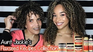 Aunt Jackie's Flaxseed Recipes FULL Line | Review + Wash n' Go