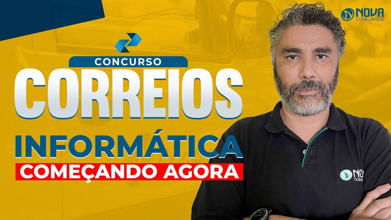Concurso Correios 2024 Informática começando agora