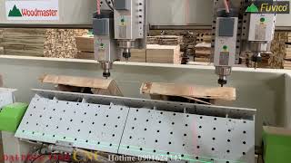 MÁY CNC 4D 4 ĐẦU 2 BÀN WOODMASTER. Cách tạo ra các mặt ghế cong bằng ván lạng, ván plywood
