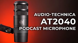 Video thumbnail for Audio-Technica AT2040 Hypercardioid Dynamic Podcast Microphone | Hands-on Review by B&H Photo Video Pro Audio