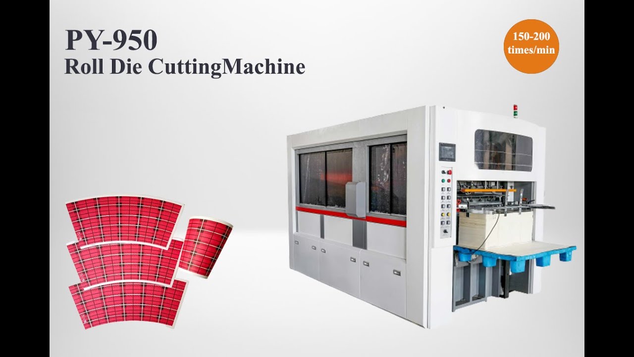 Paper Cup Fan Roll Die Cutting Machine