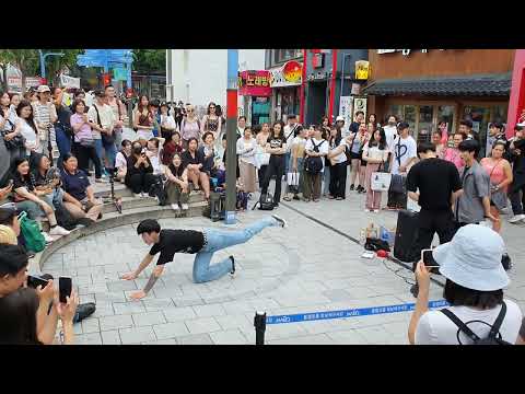 [STREET ARTIST] ONEOF. INTERACTIVE HONGDAE BUSKING. 230712.
