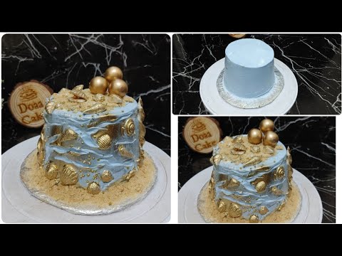 اسرار تشريب وحشو وتمليس الكيك بأسهل طريقة+تزيين الكيك ( الدرس الثاني من دورة تعليم الجاتوة المجانية)