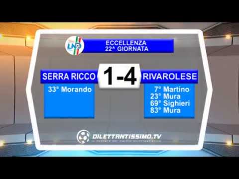 Serra Riccò   Rivarolese 1-4. ECCELLENZA Ligure. 21^ giornata. Dilettantissimo 25/02/2018