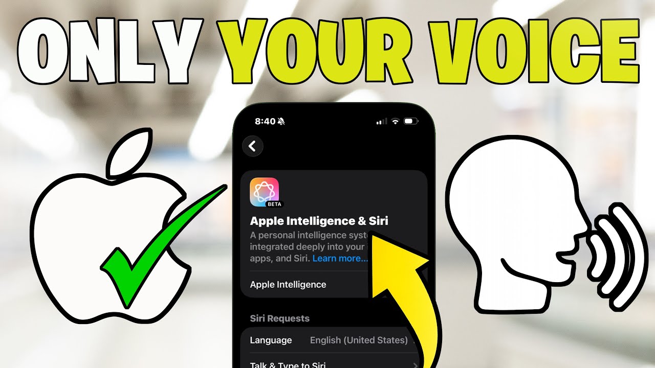 How To Set Siri Only For My Voice (iPhone) - NEW 2026✅