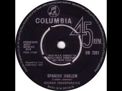 UK New Entry 1964 (163) Sounds Incorporated - Spanish Harlem