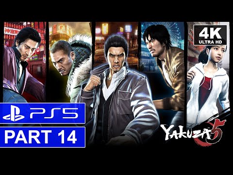 YAKUZA 5 REMASTERED | Part 14 | PS5 Story Walkthrough | [4K, HDR, 60FPS]