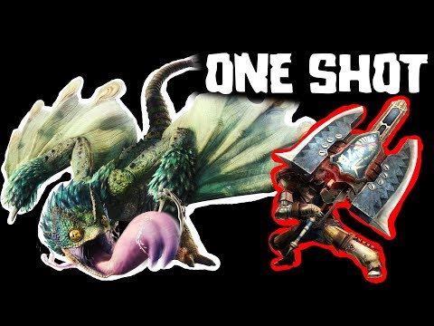 Monster Hunter World - One shot Pukei-Pukei with Charge Blade