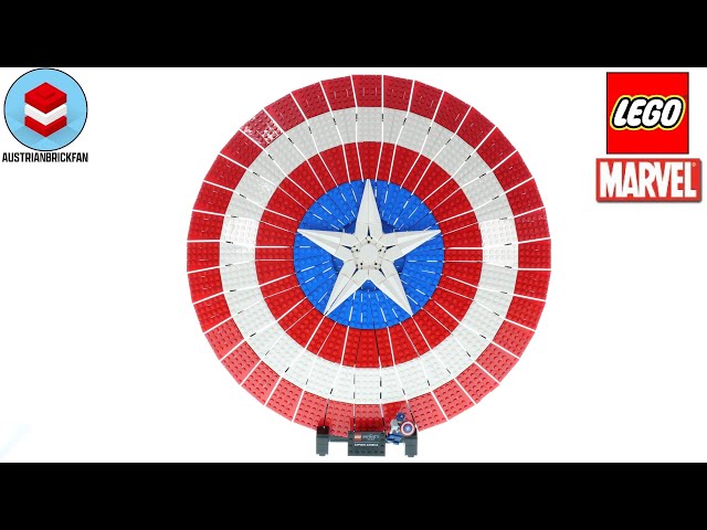 Vídeo relacionado con LEGO 76262 Marvel Set Escudo del Capitán América, Kit de construcción de los Vengadores para adultos, minifigura, placa identificativa y martillo de Thor, Artículo de colección de la Saga del Infinito