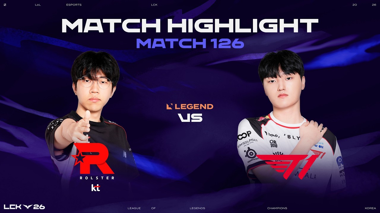 KT vs T1 | 매치 126 하이라이트 | 2026 LCK