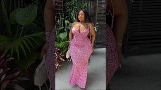 Solid Blue ~ Plus Size Gorgeous American Fashion Divine, Short Bio #shorts