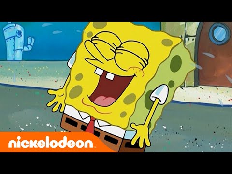 SpongeBob's Laugh in 9 Different Languages 😂 | Nicktoons