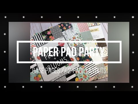Paper Pad Party // Double Base Pages #1