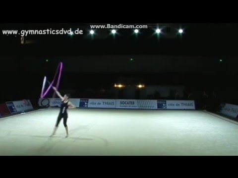 Carolina Rodriguez Ribbon Training- GP Thiais 2016